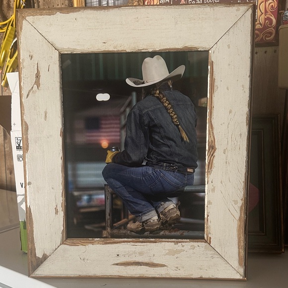 11 x 14 framed photography Rustic White and Brown